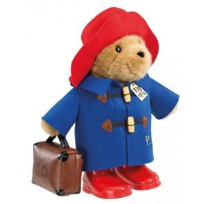 Paddington Bear Large Classic with Boots and Suitcase - Rainbow Designs