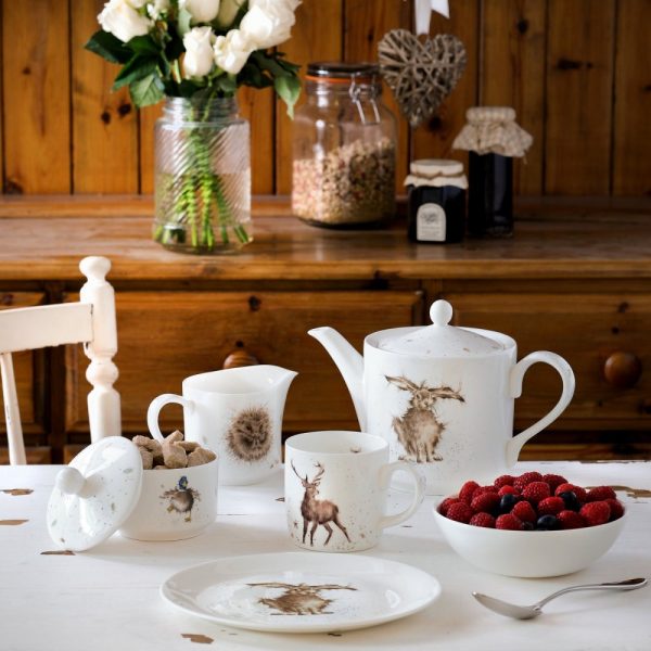 Wrendale Designs Hedgehog Awakening Duck Cream Milk Jug Country Kitchen Porcelain Teapot Plate Bowl Sugar Pot Hannah Dale