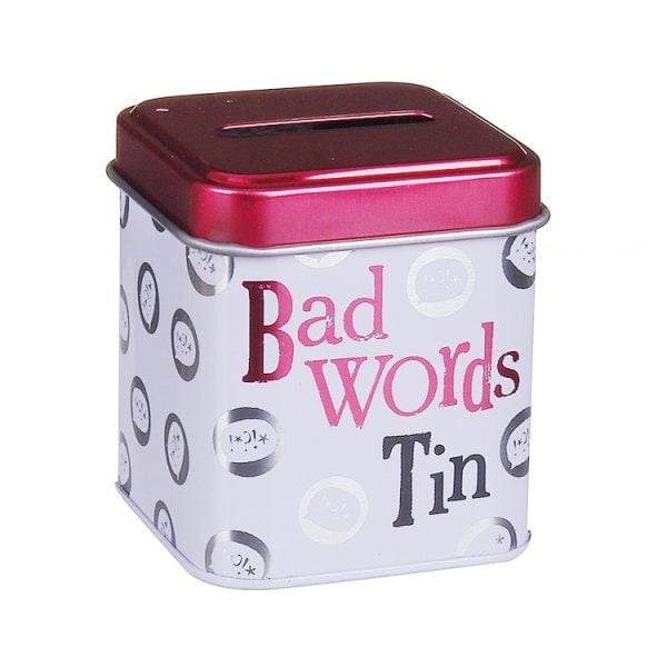 Bad Words Mini Money Box Tin - The Bright Side