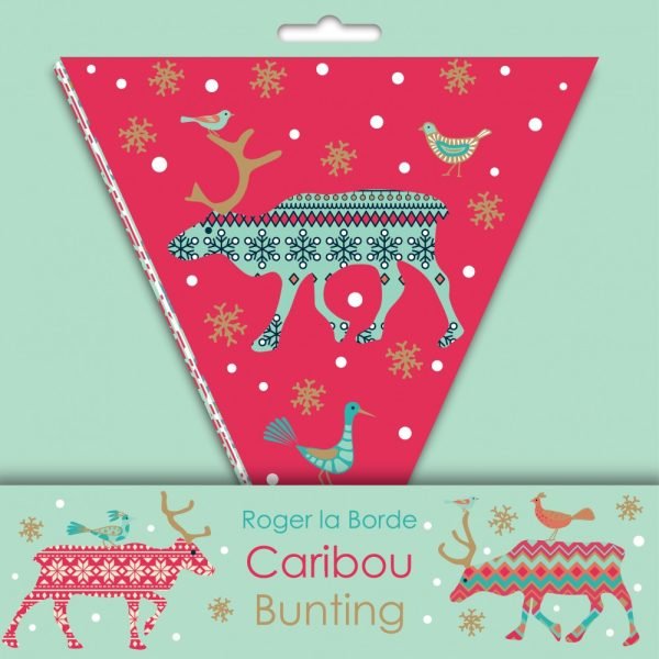Caribou Christmas Bunting - Roger La Borde