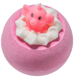 Pink Elephants & Lemonade Bath Bomb with Elephant Toy - Bomb Cosmetics