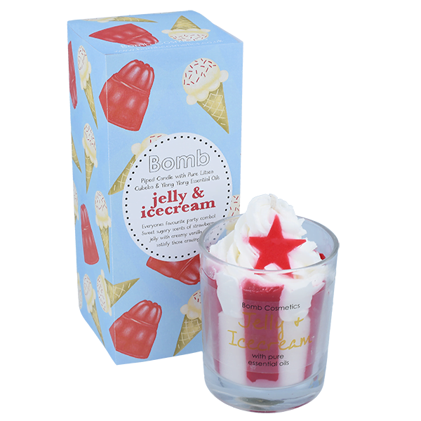 Jelly & Icecream Piped Candle - Bomb Cosmetics
