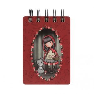 Gorjuss Mini Wirobound Notebook - Little Red Riding Hood