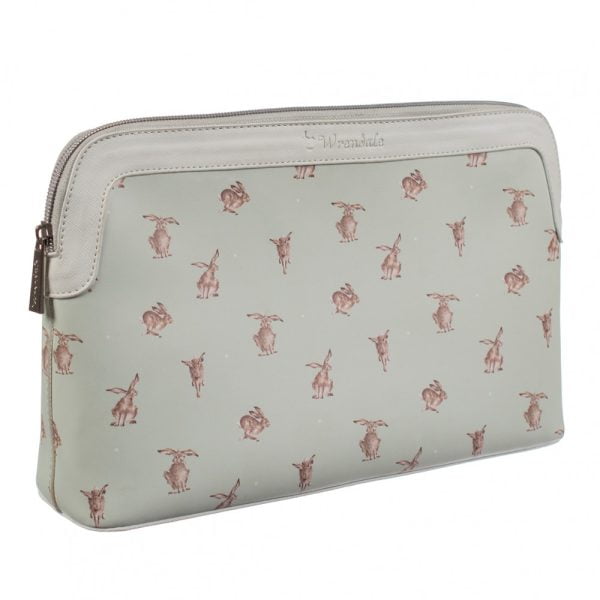 Large Hare-Brained Cosmetic Bag - Wrendale Designs
