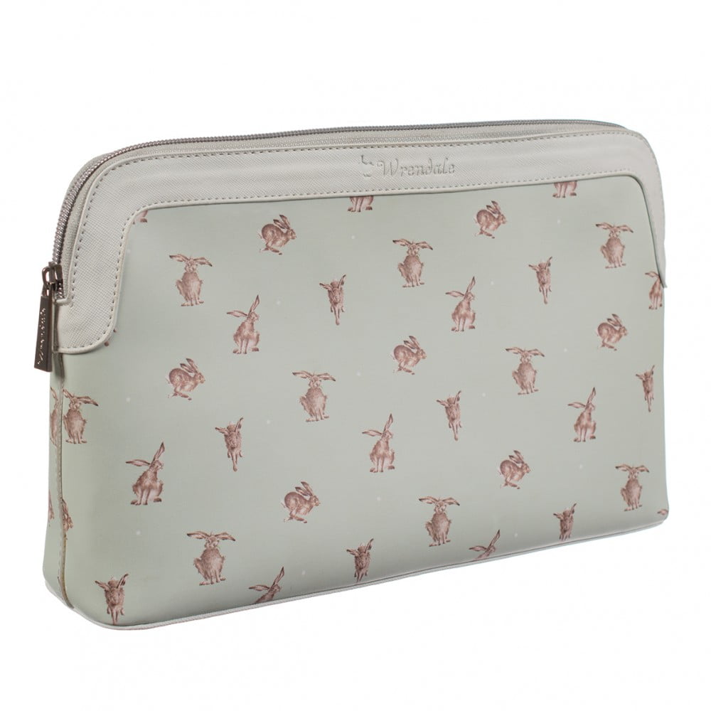 Large Hare-Brained Cosmetic Bag - Wrendale Designs - Design 24 Gifts
