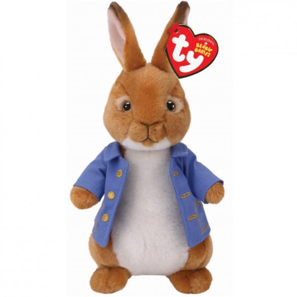 TY Beanie Peter Rabbit The Movie Soft Toy - Beatrix Potter