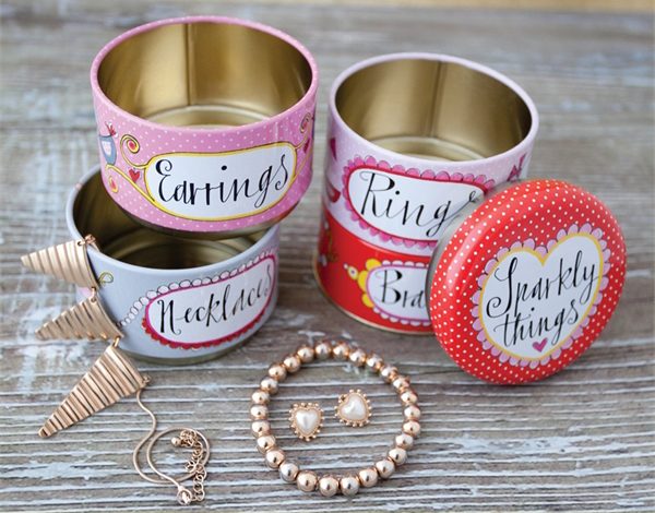 Sparkly Things and Jewellery Stackable Tin - Rachel Ellen Designs