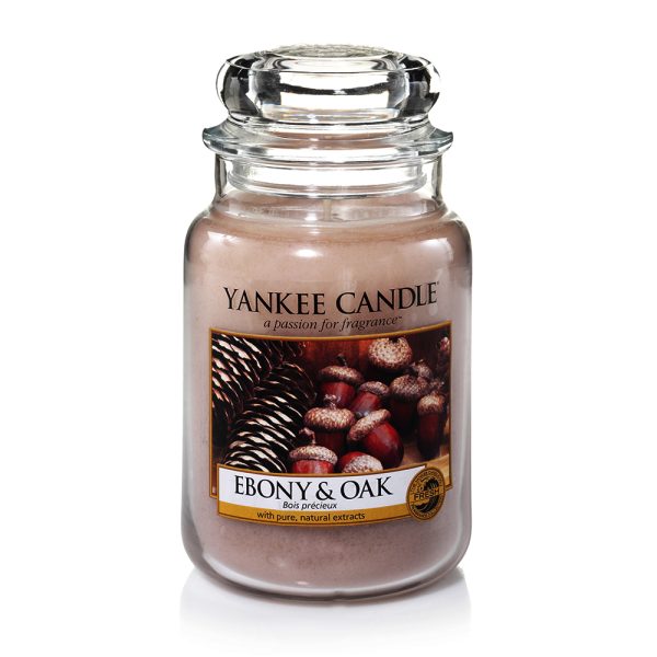 Yankee Candle Large Jar Ebony and Oak