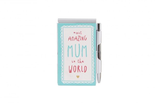 Most Amazing Mum In The World Notebook and Pen