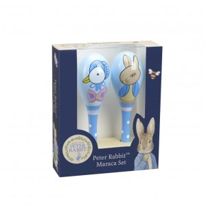 Peter Rabbit & Jemima Puddle-Duck Wooden Maracas Set - Orange Tree Toys