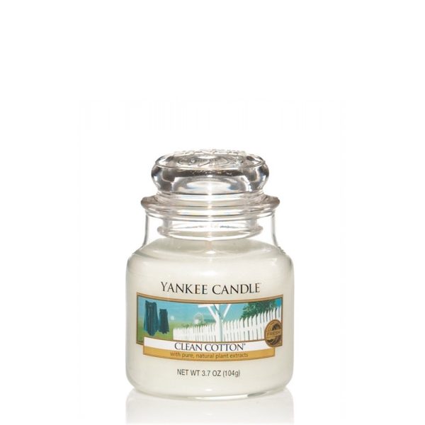 Clean Cotton - Yankee Candle - Small Jar, 104g