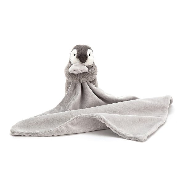 Sweetly neutral, the Percy Penguin Soother is fluffy-friendly in charcoal and heather. A scrummy soother, whatever the weather, it's held by Percy in his little flippers! Cuddle up close and dream of snow with a wonderful waggly penguin.