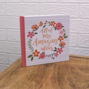 All of My Amazing Ideas Floral Notebook, IMNB03 - Soul UK