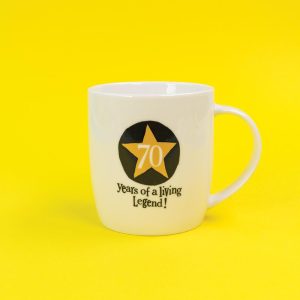 70th Birthday Milestone Mug - The Bright Side - BSHHC59