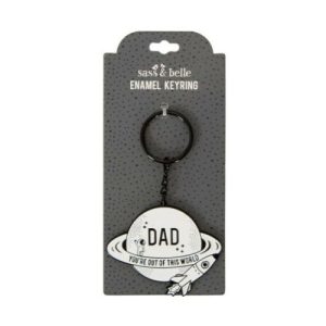 Dad You're Out of This World Keyring - Sass and Belle