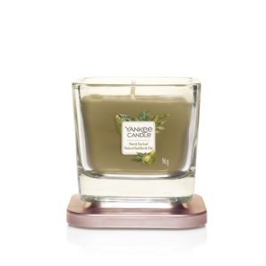 Yankee Candle Elevation Collection - Pear & Tea Leaf - Small 1-Wick Square Candle