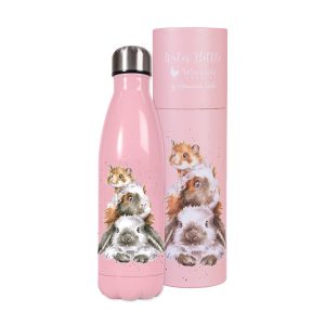 Piggy in the Middle Water Bottle - Wrendale Designs