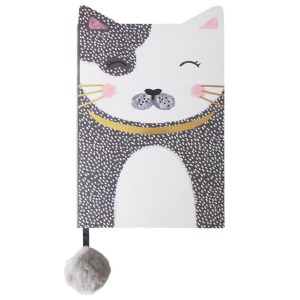 Over The Moon Cat Notebook - Disaster Designs