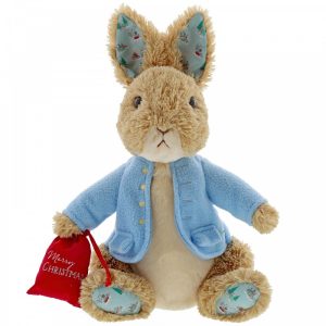 Christmas Peter Rabbit Large Soft Toy - Beatrix Potter