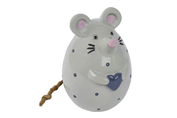 Cute Ceramic Mouse Ornament - Langs