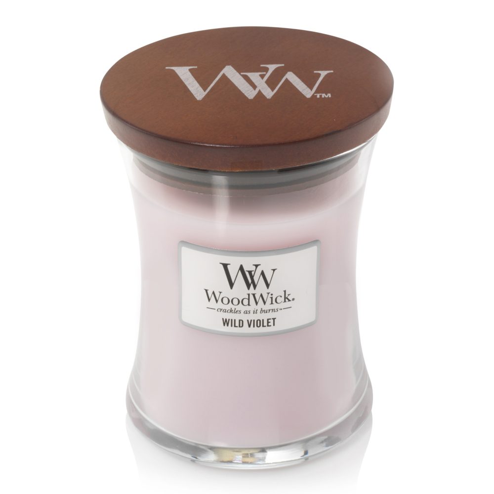 WoodWick Wild Violet Medium Jar Candle 275g 