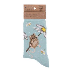 'Oops a Daisy’ Mouse Socks - Wrendale Designs