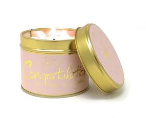 Lily-Flame Congratulations Scented Candle Tin