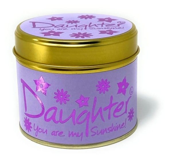 Lily-Flame Daughter Scented Candle Tin