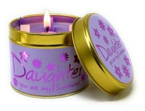 Lily-Flame Daughter Scented Candle Tin