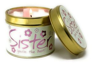 Lily-Flame Sister Scented Candle Tin