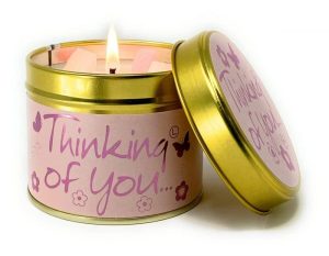 Lily-Flame Thinking of You Scented Candle Tin