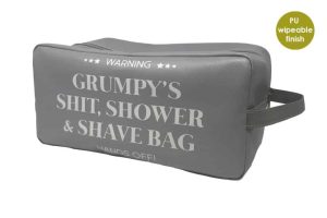 ‘Grumpy’s Shit, Shower & Shave Bag’ Wash Bag - Langs