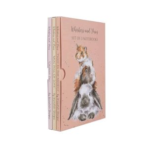 ‘Whiskers and Paws’ Animal Set of 3 Notebooks - Wrendale Designs