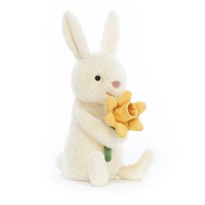 Bobbi Bunny With Daffodil - 18x7cm