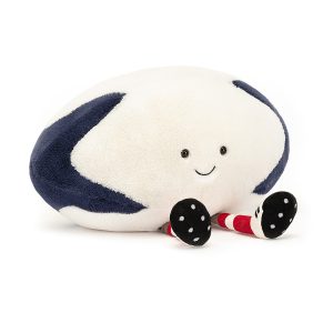 Jellycat Amuseable Sports Rugby Ball, 18x29cm