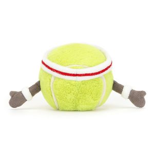 Jellycat Amuseable Sports Tennis Ball, 9x9cm
