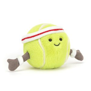 Jellycat Amuseable Sports Tennis Ball, 9x9cm