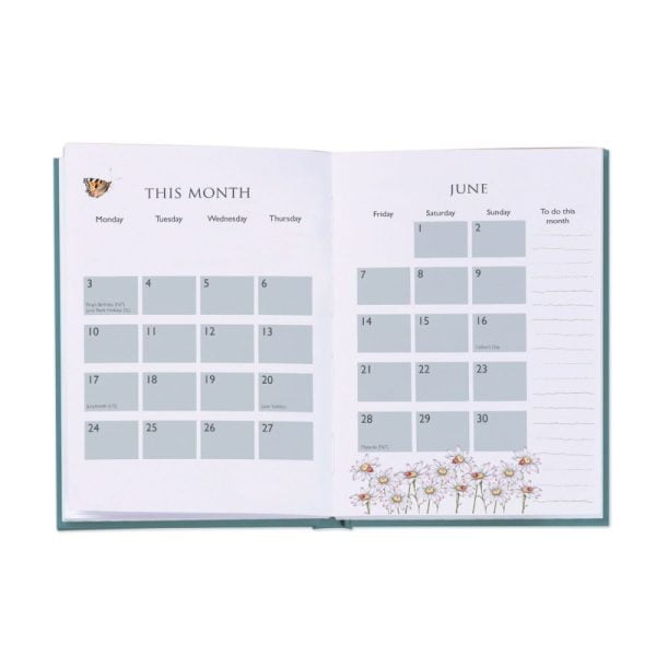 2024 Flexi Diary Planner - Wrendale Designs