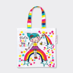 'Suki Starburst - Girls Rule The World' Mini Tote Bag - Rachel Ellen Designs