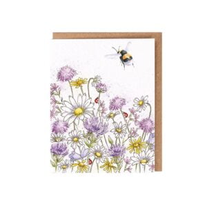 ‘Just Bee-Cause‘ Bee Seed Card - Wrendale Designs