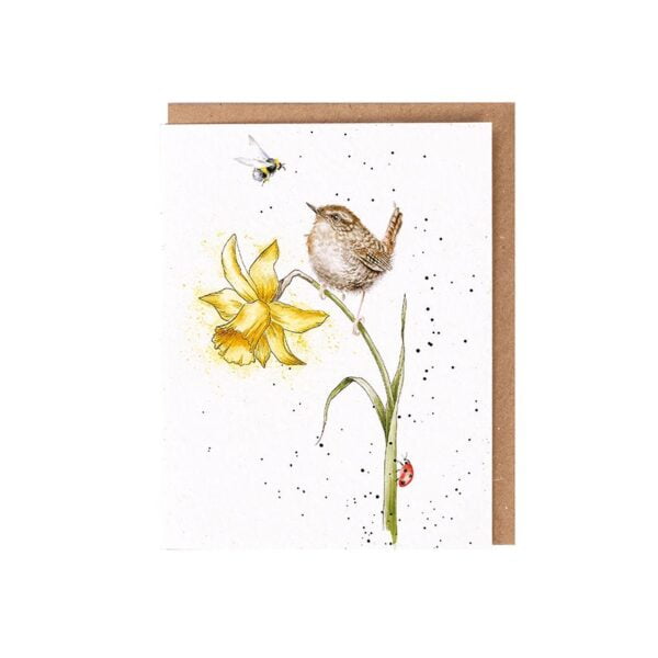 ‘The Birds and the Bees‘ Wren Seed Card - Wrendale Designs