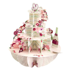 Santoro Cut The Cake Pirouettes 3D Pop-Up Card - Greetings or Wedding or Anniversary Card
