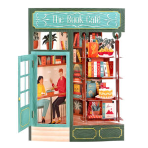 Santoro The Book Cafe 3D Pop-Up Swing Card - Greetings and Birthday Card