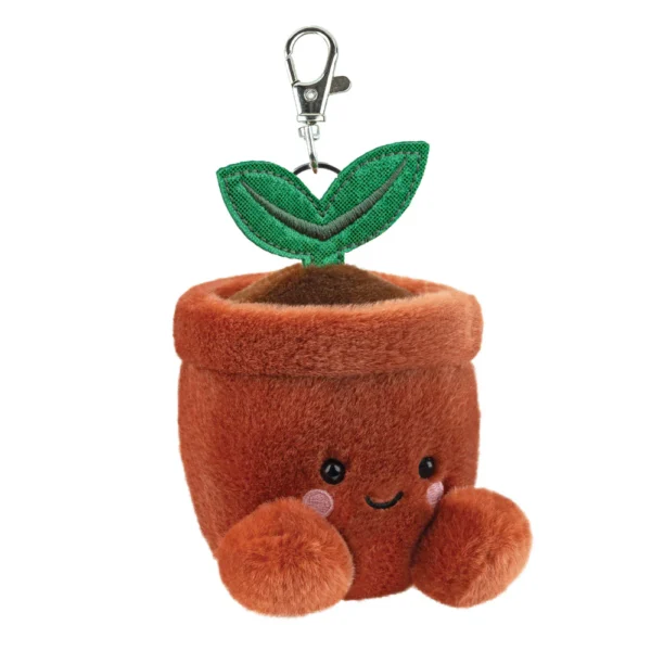 Aurora, Palm Pals 61638 Lilybelle Pot Tulipe Peluche Rouge et Marron 12,7 cm