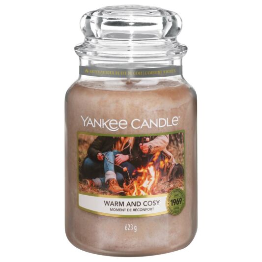 Yankee Candle Warm and Cosy Large Jar Candle, 623g