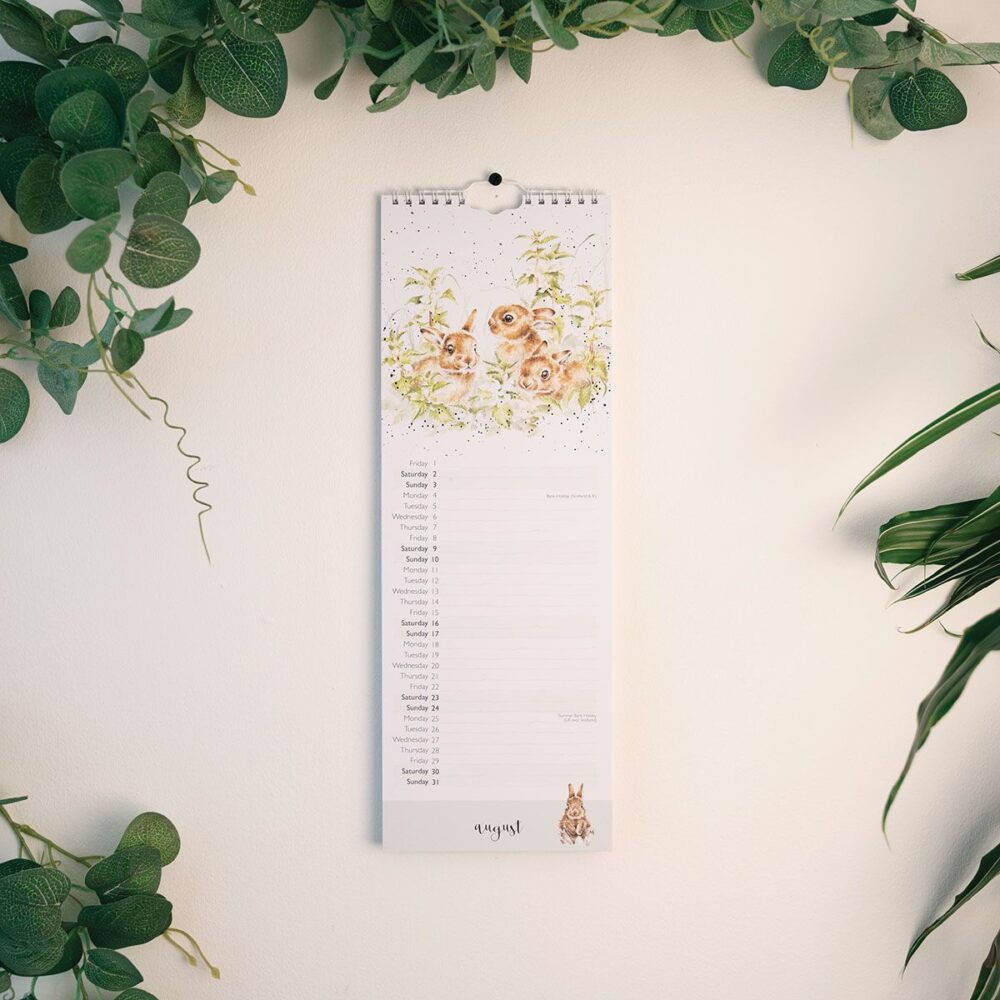 2025 The Country Set Slim Calendar - Wrendale Designs - Image 4