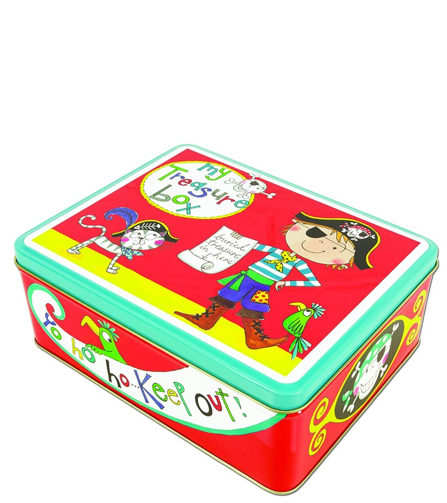 Pirate My Treasure Box Tin - Rachel Ellen Designs