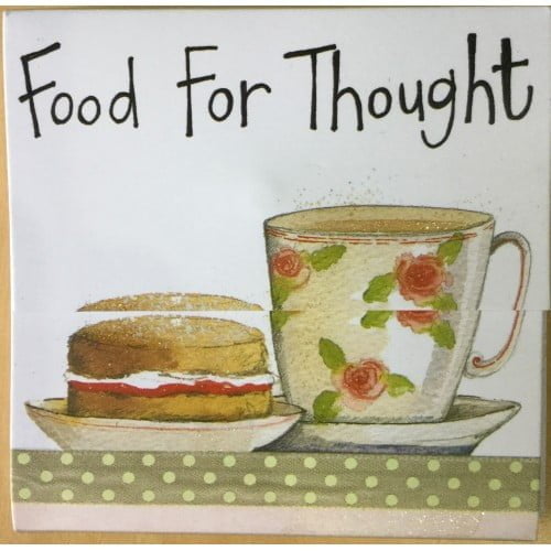 Food For Thought Magnetic Notepad - Alex Clark Art