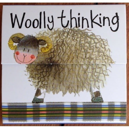 Woolly Thinking Magnetic Notepad - Alex Clark Art