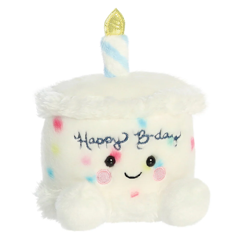 Palm Pals Happy B'Day Birthday Cake Soft Toy - Aurora World - Image 4